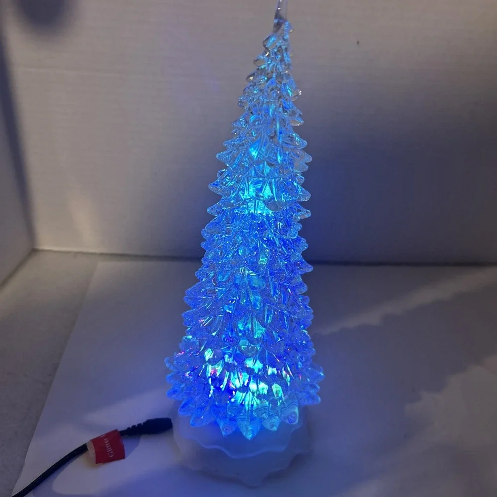 Mr Christmas Glitter‎ Light Holiday Music Color Change Tree Plays 30 Songs